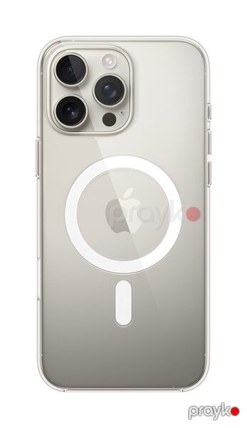 iPhone 16 Pro Max Clear Case with MagSafe, Model A3246 Clear — Mallar, Bakı (3)