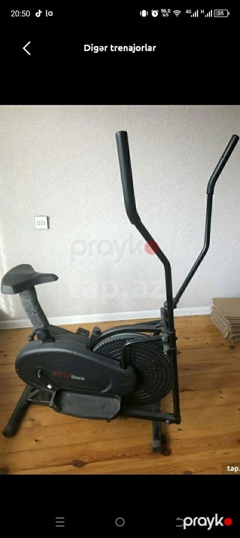 Elliptik velotrenajor – HitUp Fitness - 2‑in‑1 dizayn: elliptik — Bakı