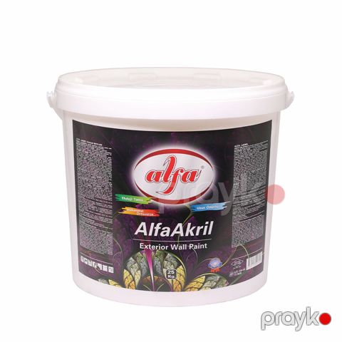 Alfa fasad boyası 25 kq — Bakı