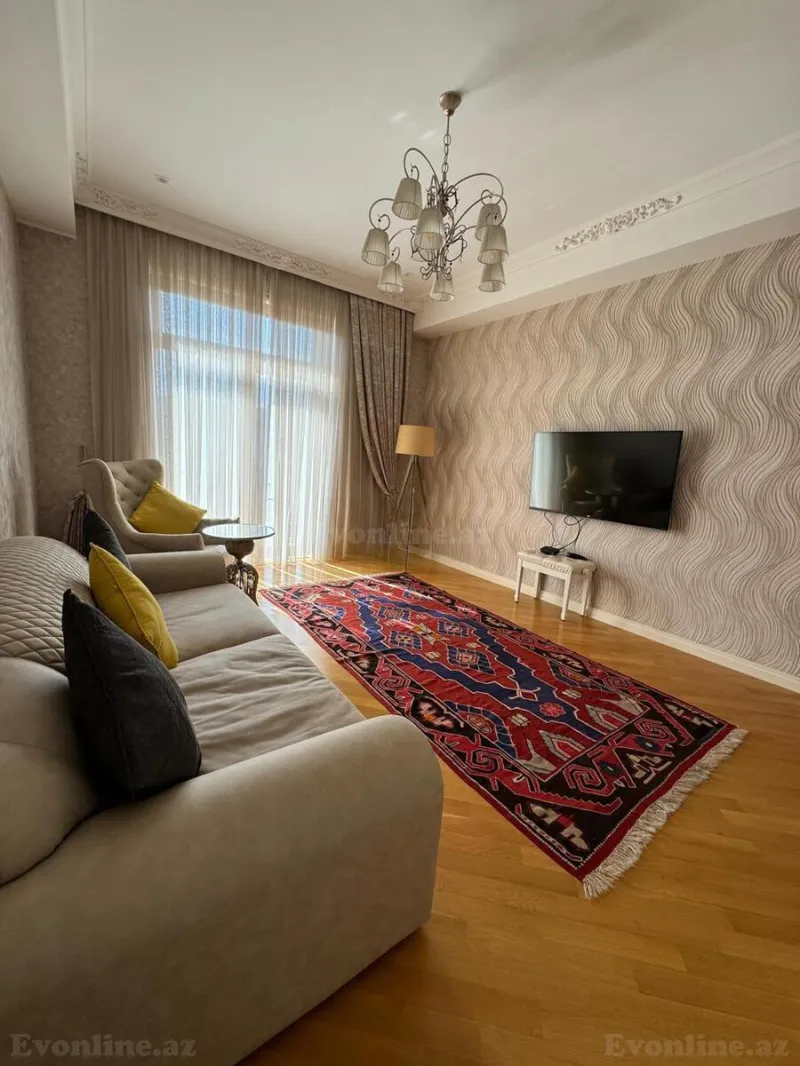 Kirayə verilir 2 otaqlı Mənzil Yeni tikili 100 m² Bakı, Xətai r., Ağ şəhər — Mənzil, Bakı (3)