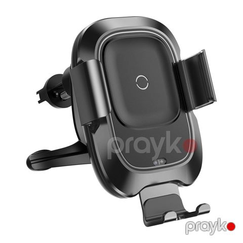 Baseus Smart Vehicle Bracket Wireless Charger - WXZN-01 Black — Bakı