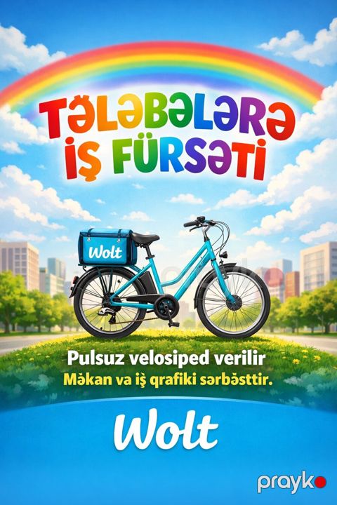 Piyada kuryer tələb olunur, İstənilən yaş, Təcrübəsiz, Gündəlik ödəniş — Ordubad