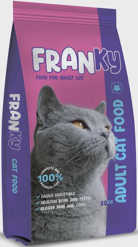 Franky Adult Cat, pişiklər üçün ətli quru yem (çəki ilə) — Pişiklər
