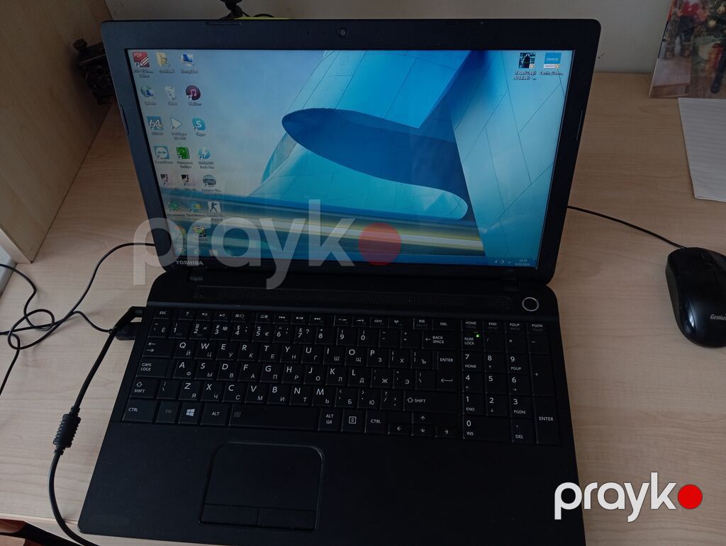 Toshiba noutbuk - Brend: Toshiba - Korpus: mat qara örtük, sol — Toshiba, Bakı (3)