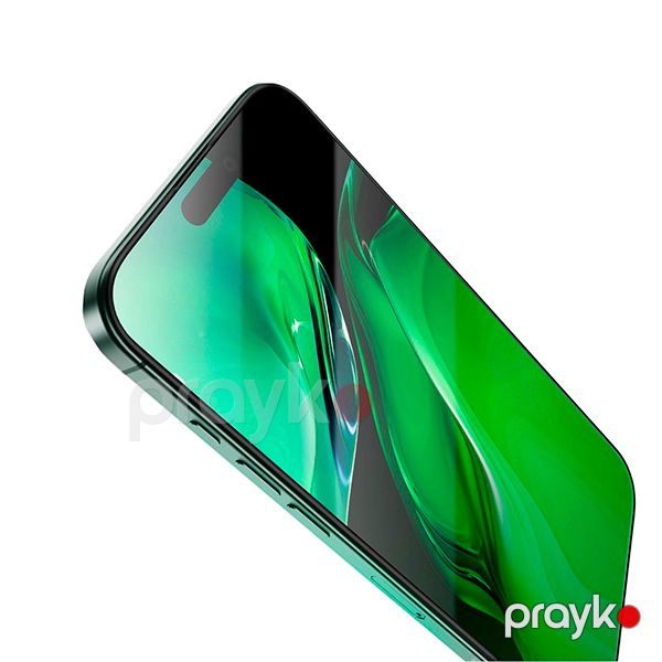 Green Lion 3D Silicone Plus High Definition Edge Glass for iPhone 16 Pro (GN3DSIL16PCL) Şəffaf — Mallar, Bakı (2)