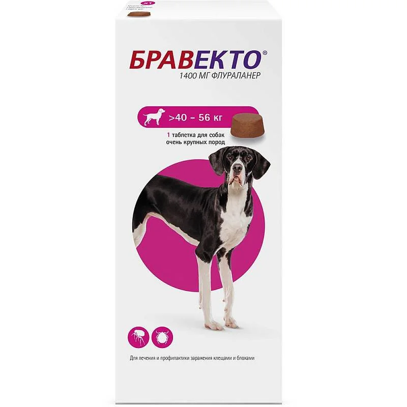 40-56 kq çəkidə olan itlər üçün Bravecto — Bakı