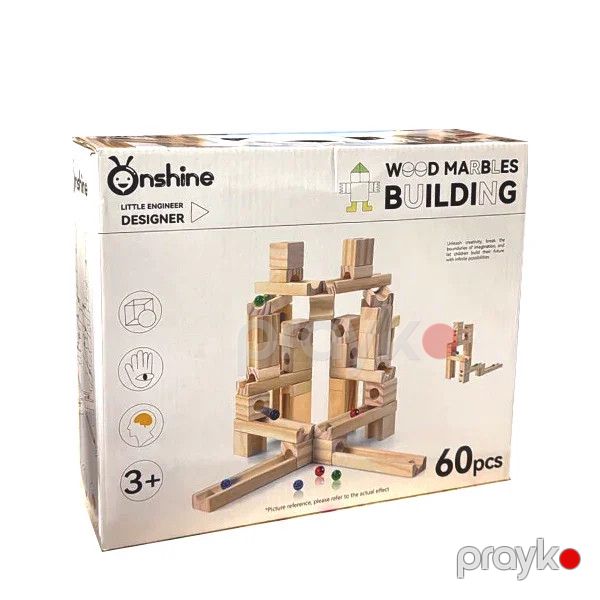 Konstruktor OnShine TNWX-1177N, taxta, 60 parça — Mallar, Bakı (2)