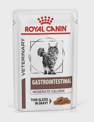 Royal Canin Gastrointestinal, həzm pozğunluğu olan pişiklər üçün yaş yem, sousda, 85 q — Мысықтар