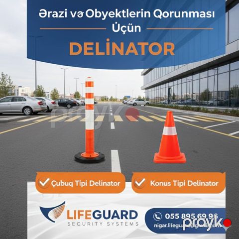 Yol delinatorları və konusların satışı 055 895 69 96 — Bakı