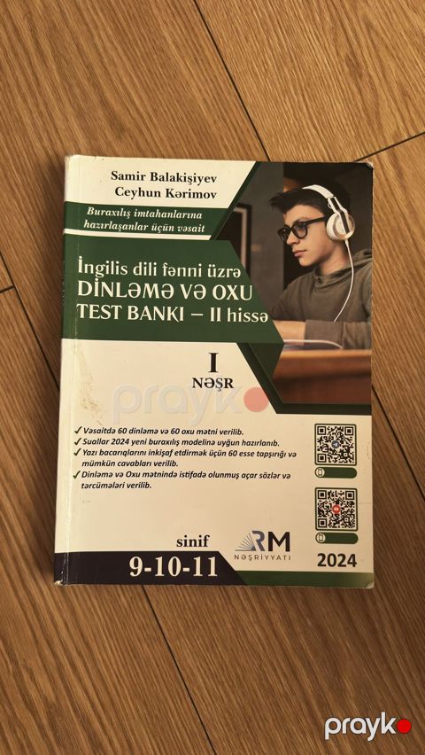 Məhsul: “İngilis dili fənni üzrə Dinləmə və Oxu Test Bankı – II hissə” — Bakı