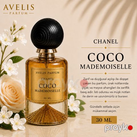Avelis Parfum Coco Mademoiselle qadınlar üçün ətir suyu 30 ml — Bakı