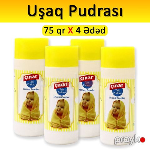 Uşaq pudrası Çinar 75 q 4 ədəd — Bakı