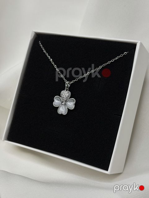 Boyunbağı No brand, Kulonlu zəncir, Gümüşü, Paslanmayan polad, 450 mm — Bakı