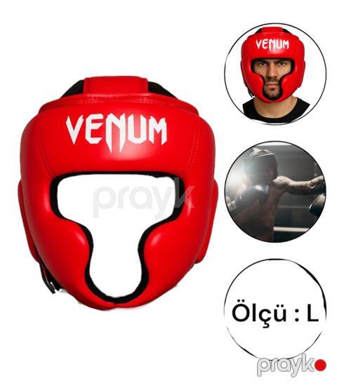 Qoruyucu dəbilqə WS1202, süni dəri, qırmızı, ölçü L — Bakı