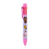 Qələm diyircəkli 0.7mm 6rəng Line Friends 412245 YES — Libraff.az — School and learning supplies