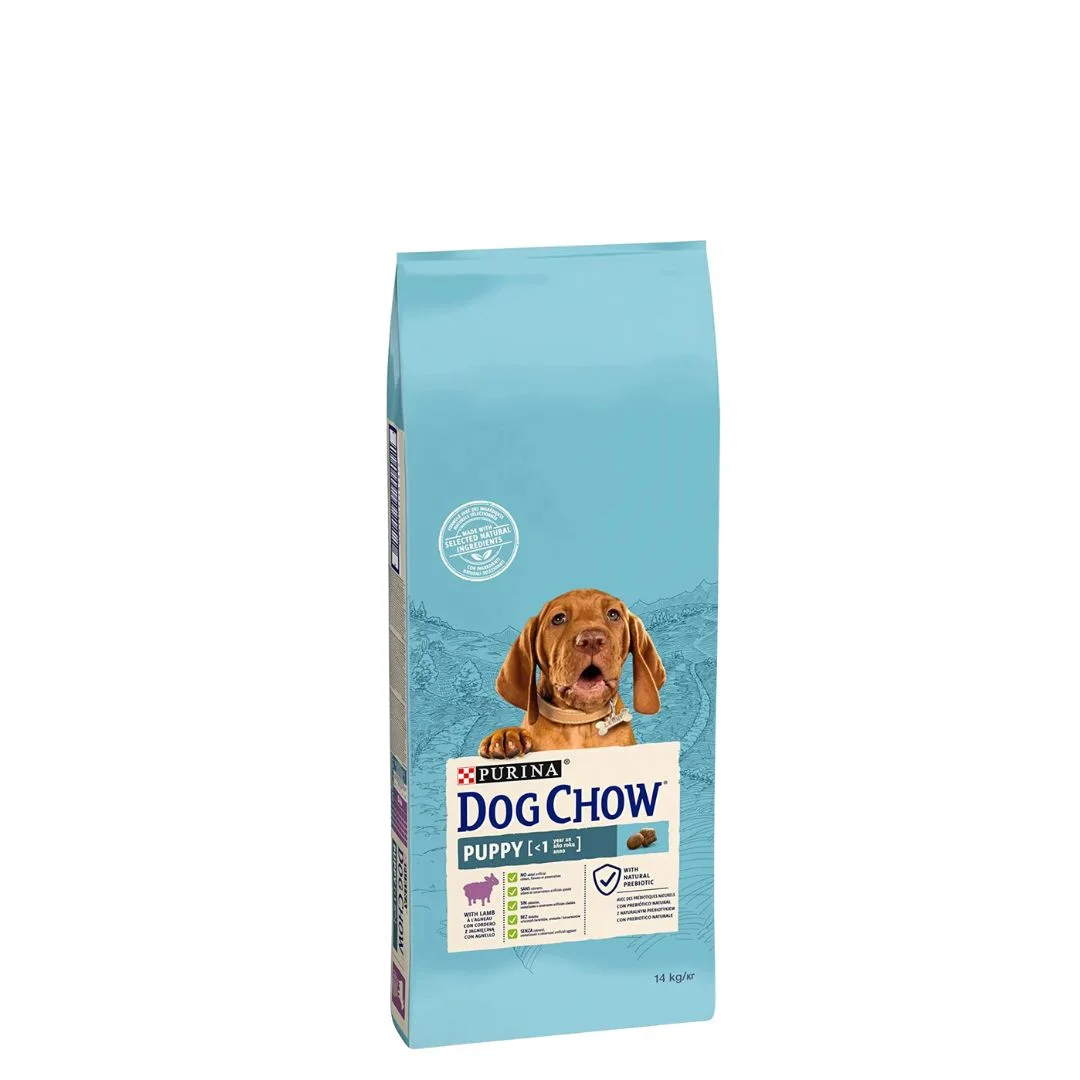 Dog Chow Puppy, orta cins it balaları üçün quzu ətli quru yem (çəki ilə) — Bakı