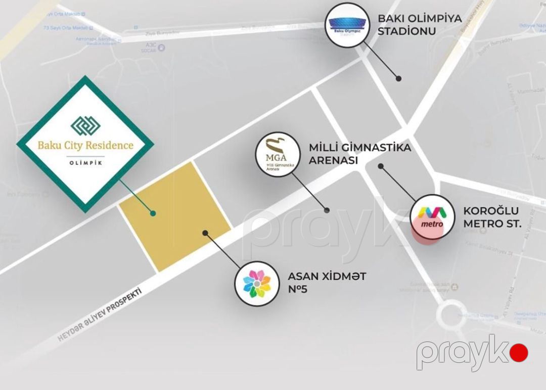 Satılır 2 otaqlı yeni tikili 71.5 m² — Mənzil, Bakı (10)