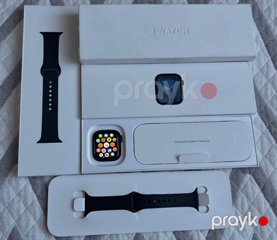 Apple Watch Series 9 Aluminum Midnight 45mm — Ağıllı saatlar və biləkliklər, Bakı (2)