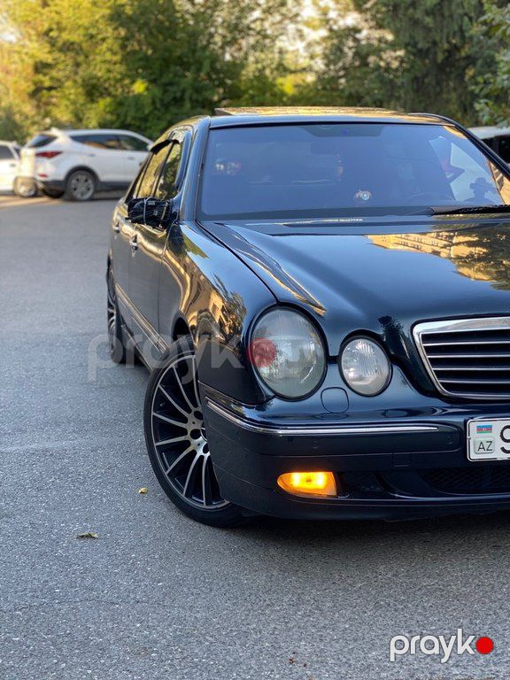 Mercedes E 320, 3.2 L, 2000 il, 398 000 km — Avtomobillər, Bakı (3)