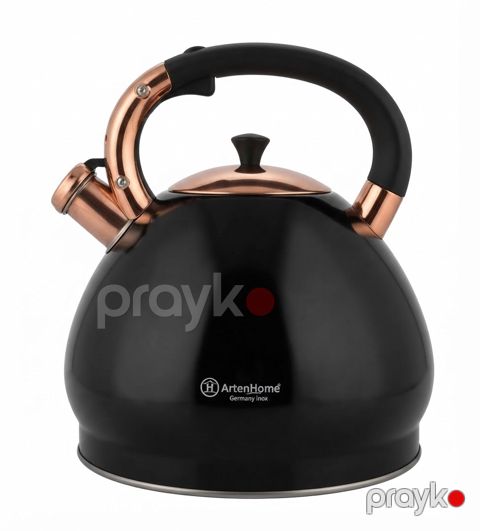 Çaydan, paslanmayan polad, qara, 4000 ml — Bakı