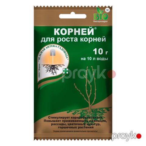 Bitki köklərini gücləndirən gübrə Korney, 10q — Bakı