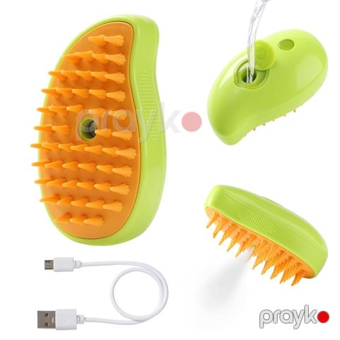Heyvanlar üçün masaj darağı 3-1-də Cat And Dog Steamy Massage Brush — Bakı