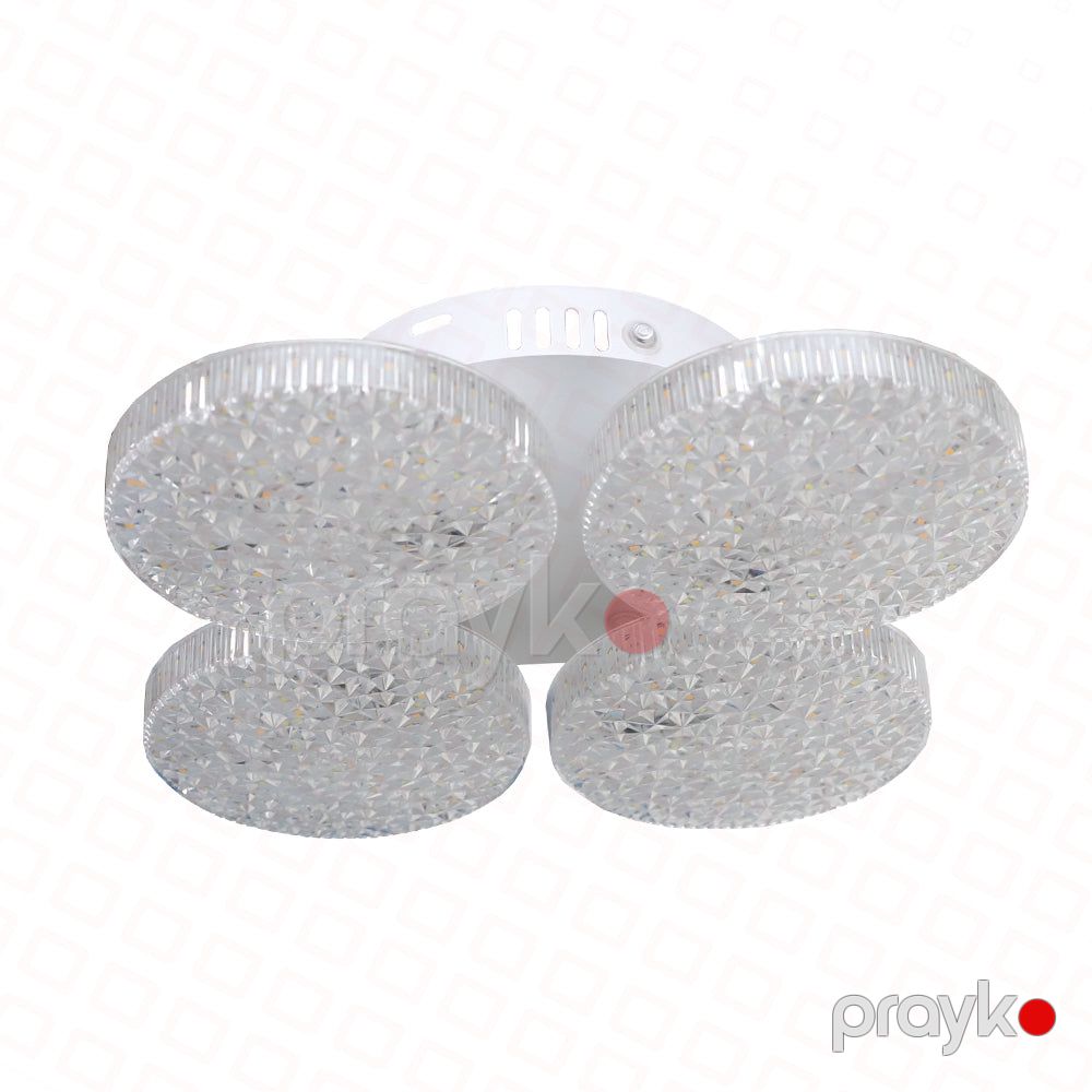 Lüstur LED GLX-24402-4 80W 4*R 3100K-6500K ağ — İşıqlandırma, Bakı (2)