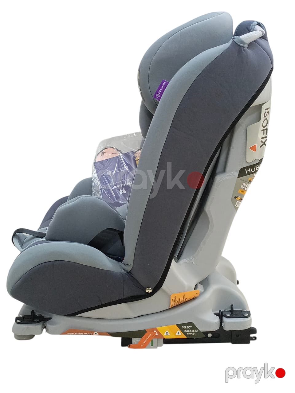 Avtomobil kreslosu Hüber, 0-5 yaş, boz — Mallar, Bakı (2)