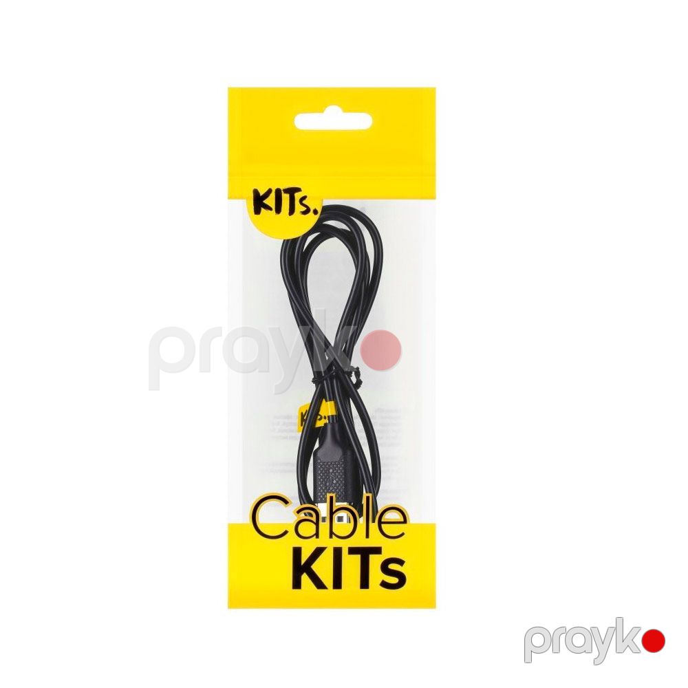 Kabel KITs USB 2.0 to USB Type-C/2A/black/1m — Smartfon üçün kabelləri və keçidçilər, Bakı (2)