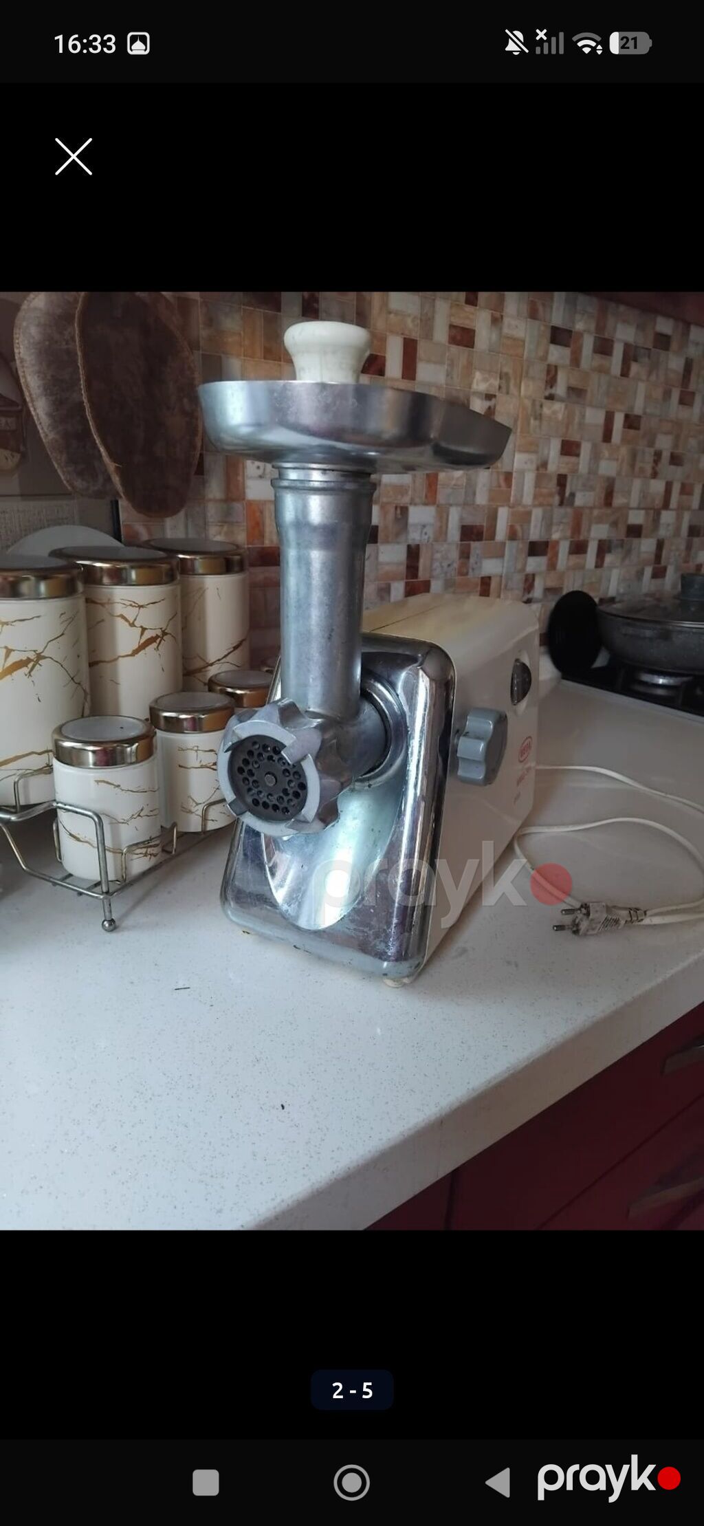 Ət çəkən maşın Mega, 1800 Vt, Reverssiz, İşlənmiş — Ət xırdalayıcılar və qurğular, Xırdalan (2)