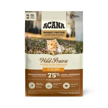 Acana Wild Prairie Pişik və Balıq Balığı Hər Yaşda Pişiklər üçün Taxılsız Quru Yem, Toyuq və Balıqla, 340 q — Bakı