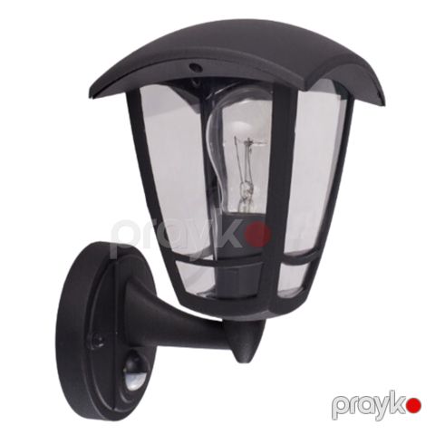 Divar lampası fomsi 1*E27 qara 1011BD