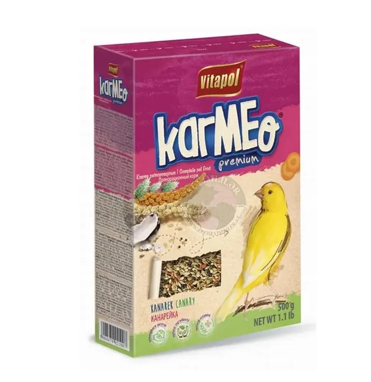 Vitapol Karmeo Kanareykalar üçün Premium tam yem 500 q — Bakı