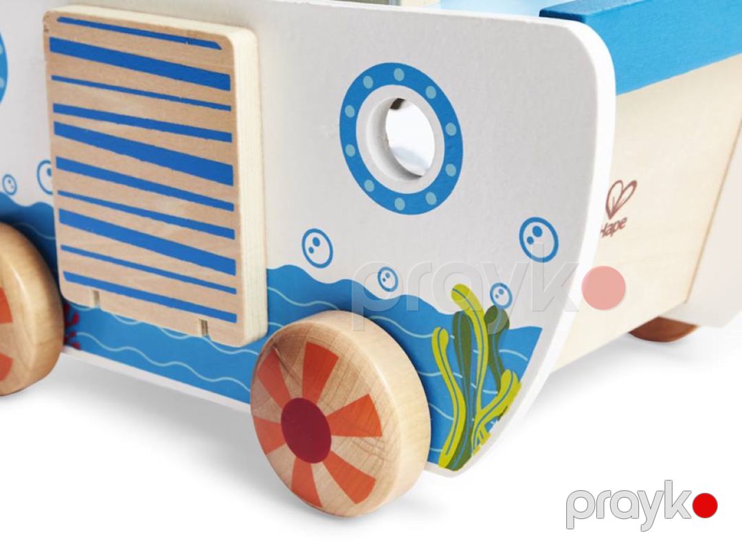 Sorter Hape Pull Along Noah's Ark, 17 əd, rəngarəng — Mallar, Bakı (3)
