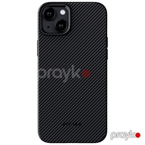 Pitaka MagEZ Case Pro 4 for iPhone15 Pro 6.1" Black/Grey (Twill) — Bakı