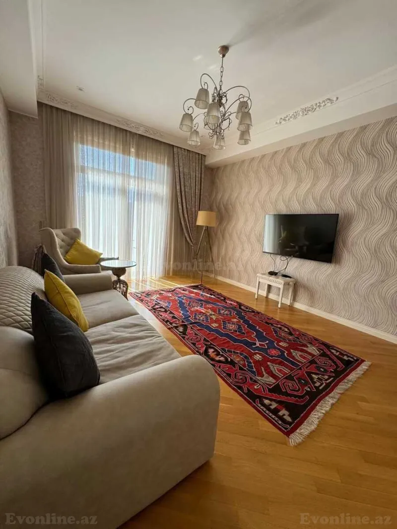 Kirayə verilir 2 otaqlı Mənzil Yeni tikili 100 m² Bakı, Xətai r., Ağ şəhər — Bakı