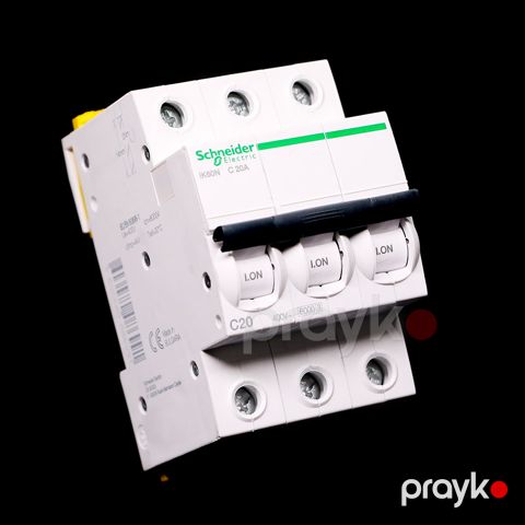 Schneıder A9K24320 6KA 3FAZ c tipi 20A avtomat açar — Bakı