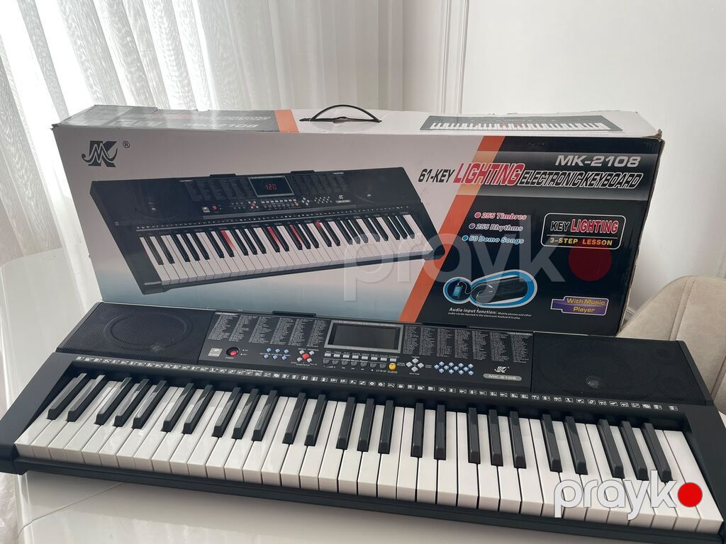 Pianino Satılır 255 səs tonu, 255 ritm, 50 demo mahnısı var — Pianino və digər klaviş alətləri, Xırdalan (2)