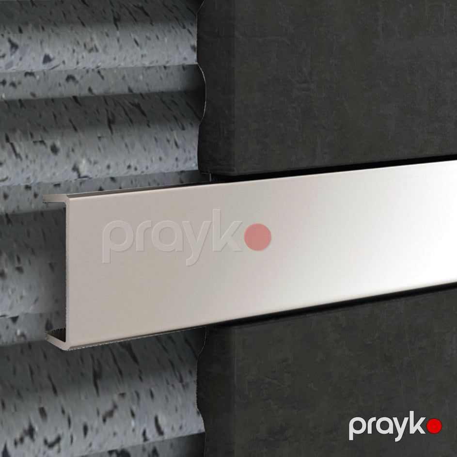 Paslanaz kafel kantı 23 mm x 2,7 m super ayna — Santexnika, Bakı (2)