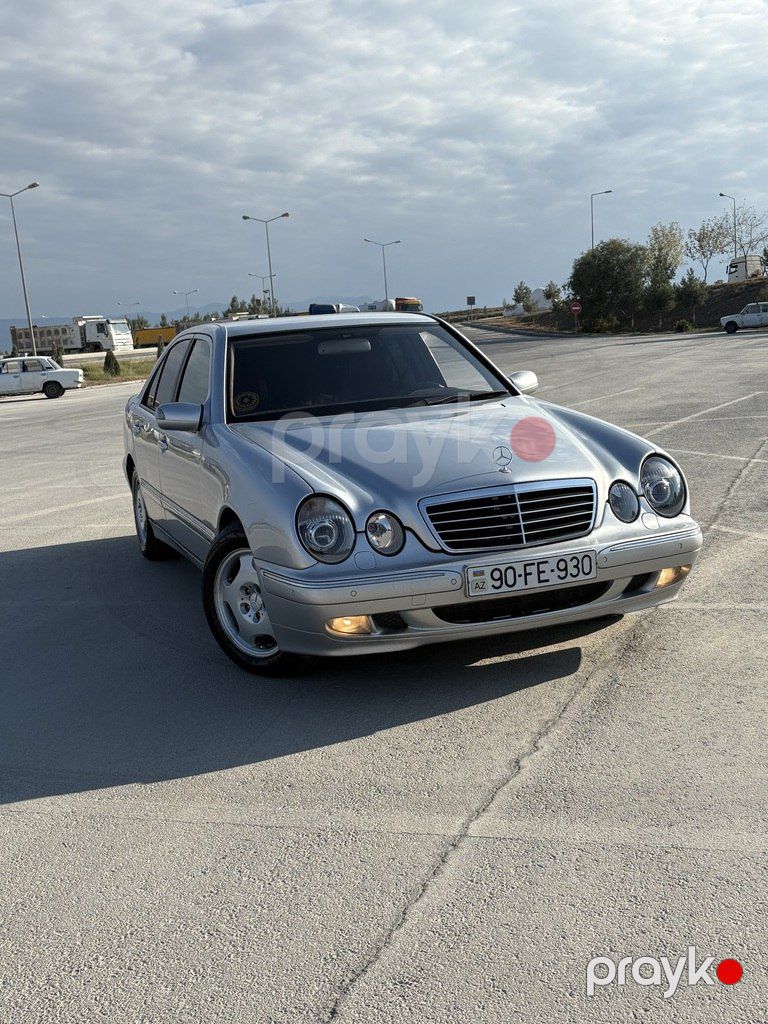 Mercedes E 220, 2.2 L, 2001 il, 317 300 km — Avtomobillər, Qazax (8)