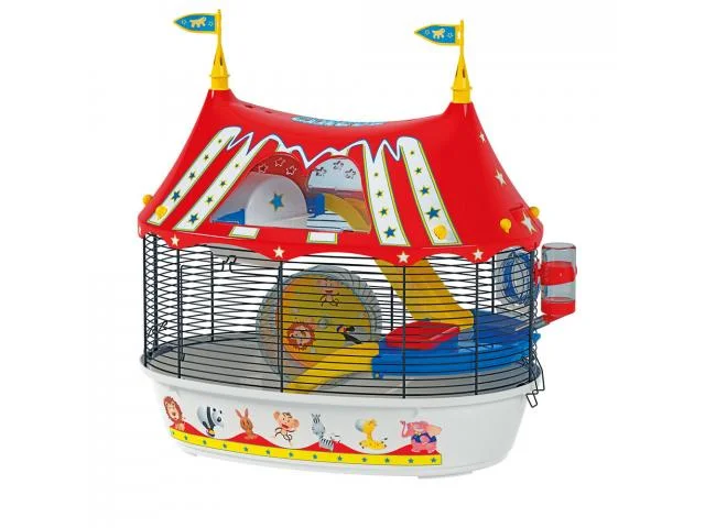 Ferplast Circus rəngli stikerlərlə əyləncəli hamster qəfəsi, 49.5 x 34 x 42.5 sm — Bakı