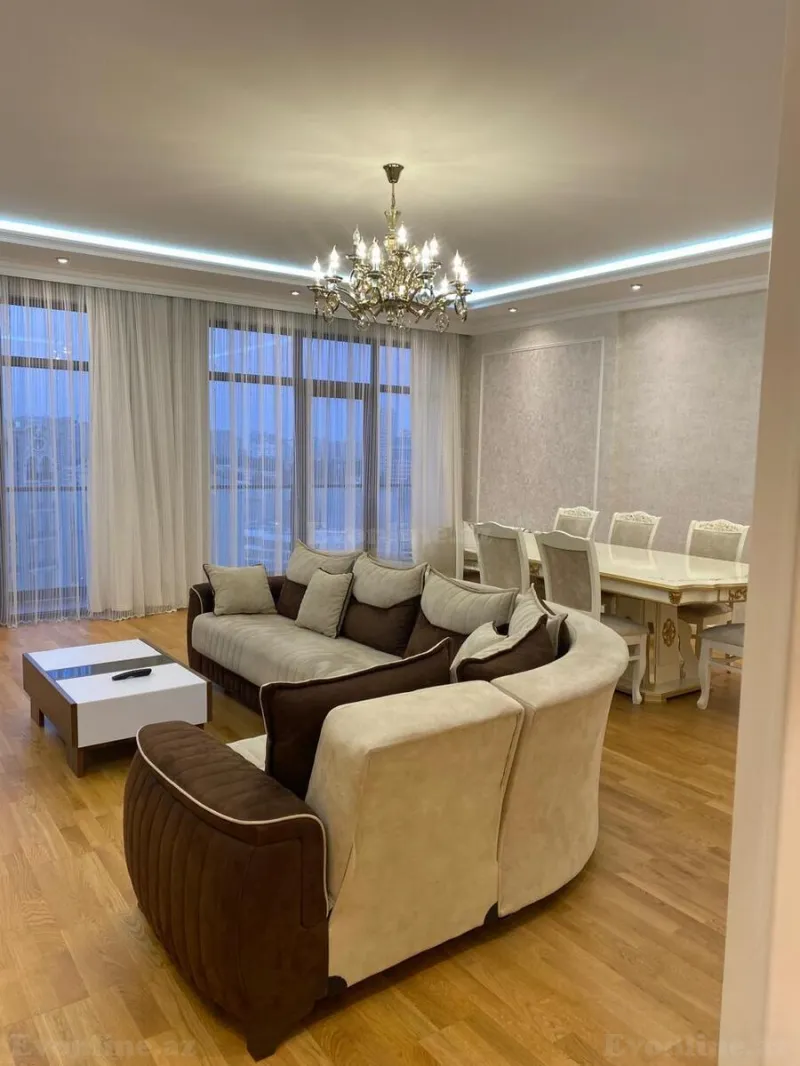 Kirayə verilir 3 otaqlı Mənzil Yeni tikili 172 m² Bakı, Yasamal r., Nizami m