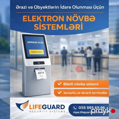 Elektron növbə gözləmə aparatı 055 895 69 96 — Bakı