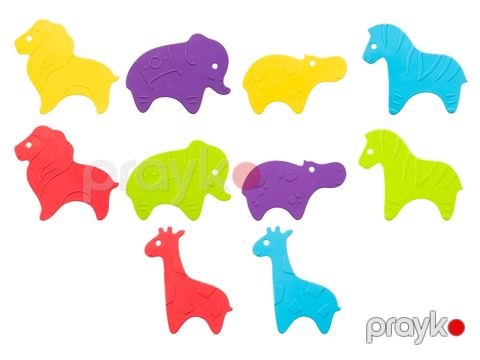 Hamam üçün mini-döşəklər Roxy Kids RBM-010-CV, 10 əd, rəngarəng — Bakı