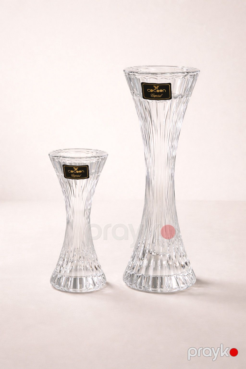 Şamdan Breithlig, büllur, şəffaf, 13 sm — Mallar, Bakı (3)