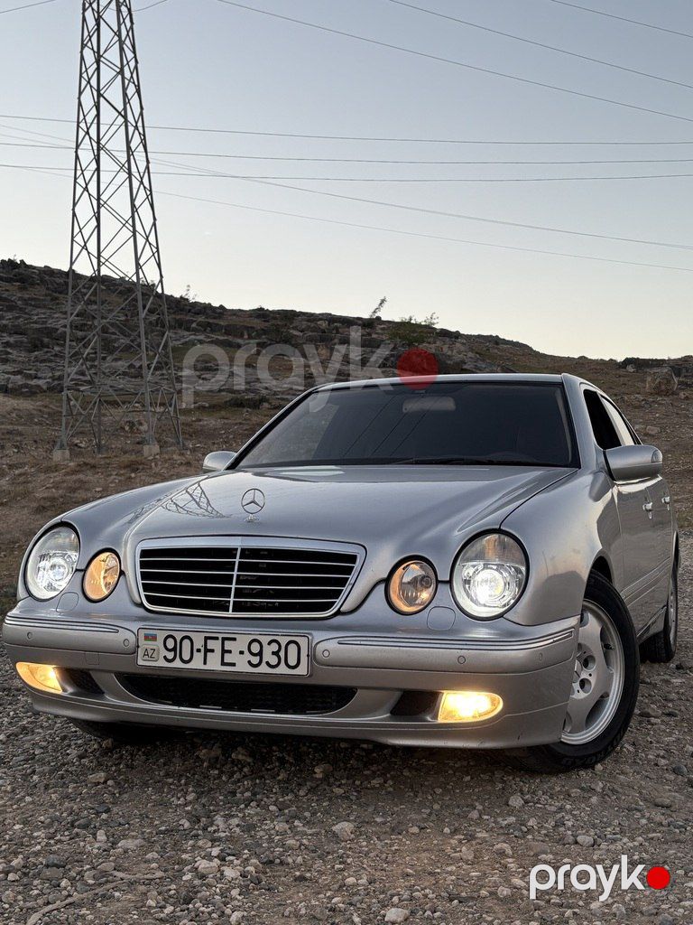 Mercedes E 220, 2.2 L, 2001 il, 317 300 km — Avtomobillər, Qazax (9)