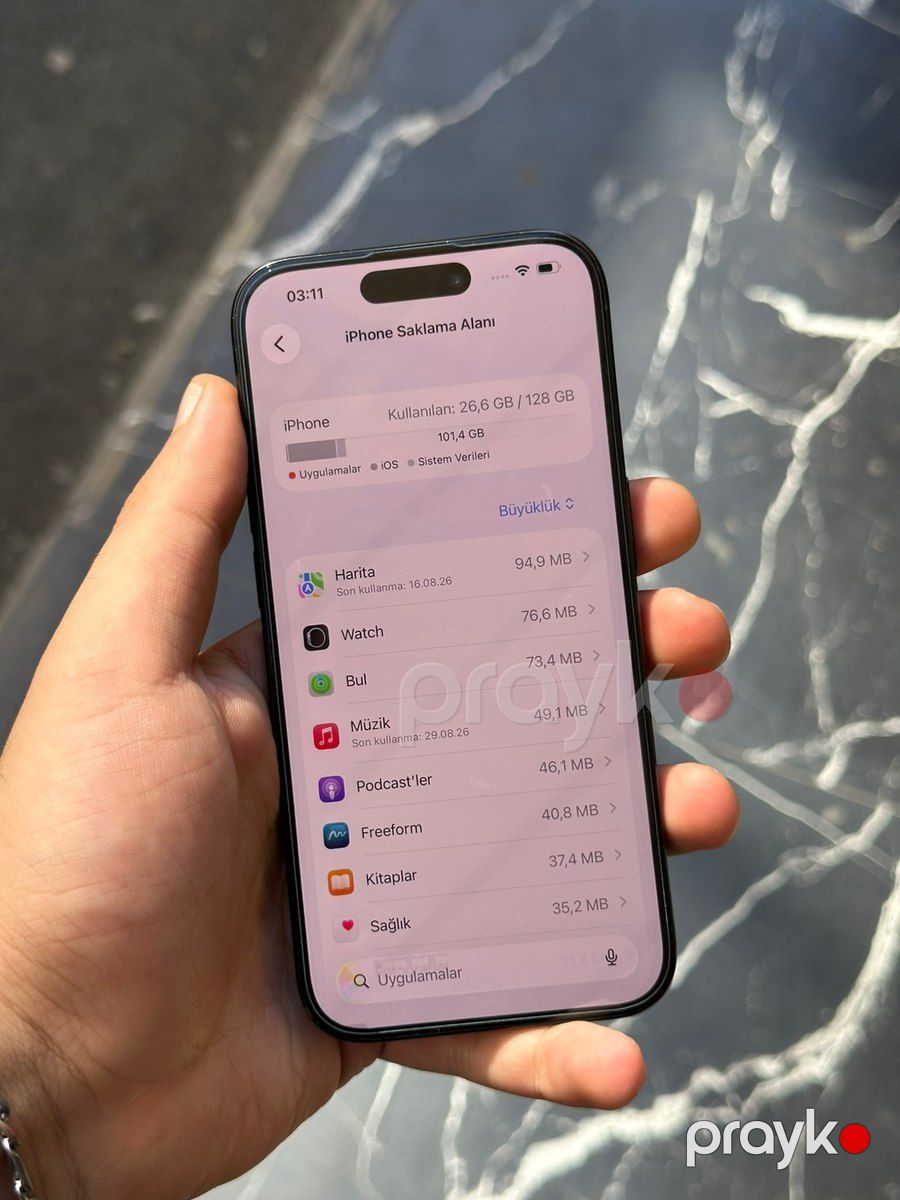 Apple iPhone 15 Pro Blue Titanium 128GB/8GB — Smartfonlar, Bakı (9)