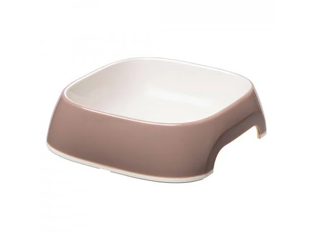 Ferplast Glam M Dove Gray itlər və pişiklər üçün plastik qab, 20 x 18.5 x 6 sm, 0.75 l — Bakı
