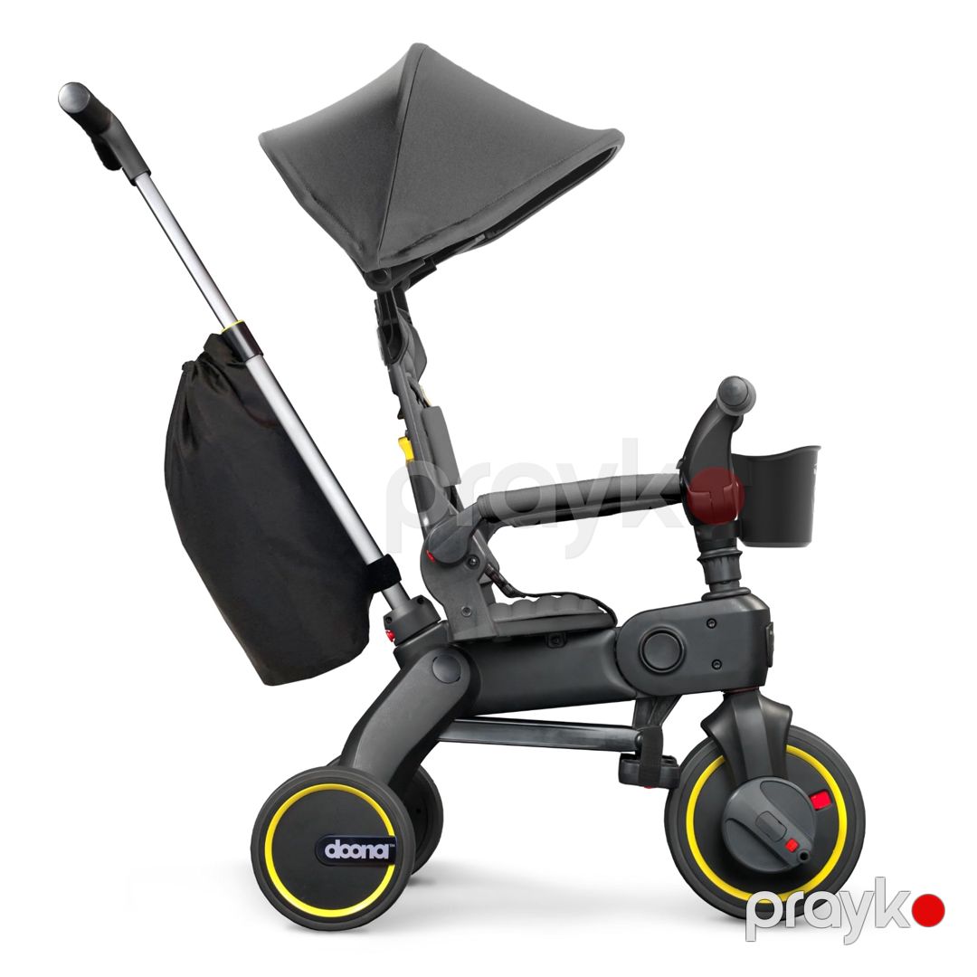 Uşaq üçtəkərli velosipedi Doona S3 Liki Trike qara/boz — Mallar, Bakı (2)