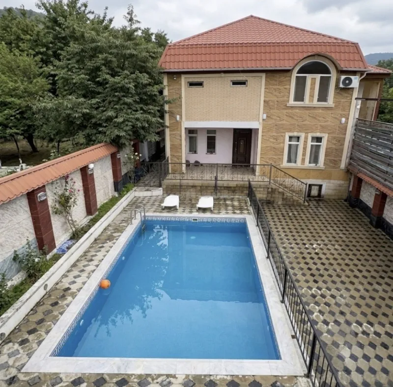 Kirayə verilir 4 otaqlı Həyət evi 180 m² Qəbələ — Ev, villa, Qəbələ (6)